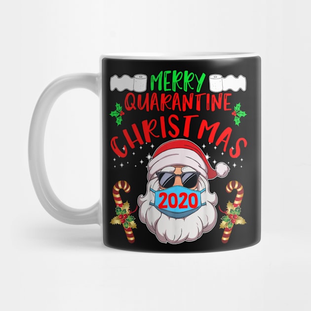 Merry Christmas Santa wears mask 2020 by TeesCircle